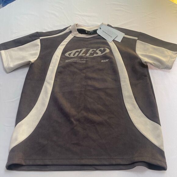NWT GLFS x DCRB Suede Tee Grey T-Shirt Top Size XL New - Picture 1 of 6